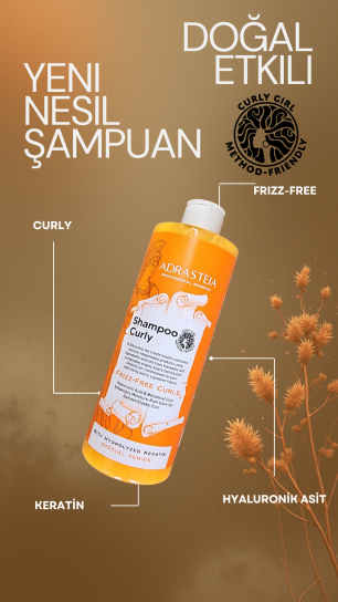 Adrasteia Curly Shampoo / Kıvırcık Saçlar Doğal Şampuan 400 Ml
