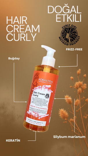 Adrasteia Curly Hair Cream / Kıvırcık Saçlar Doğal Saç Kremi 250 Ml
