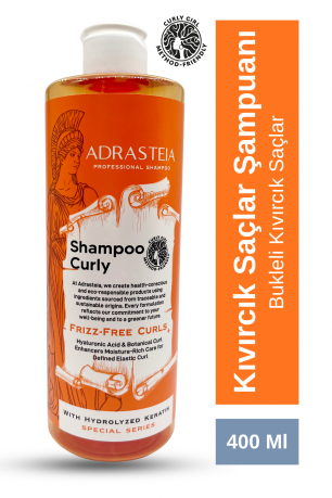 Adrasteia Curly Shampoo / Kıvırcık Saçlar Doğal Şampuan 400 Ml